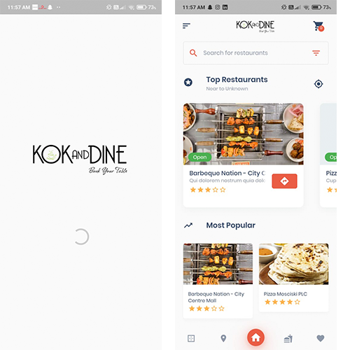 Kokanddine application